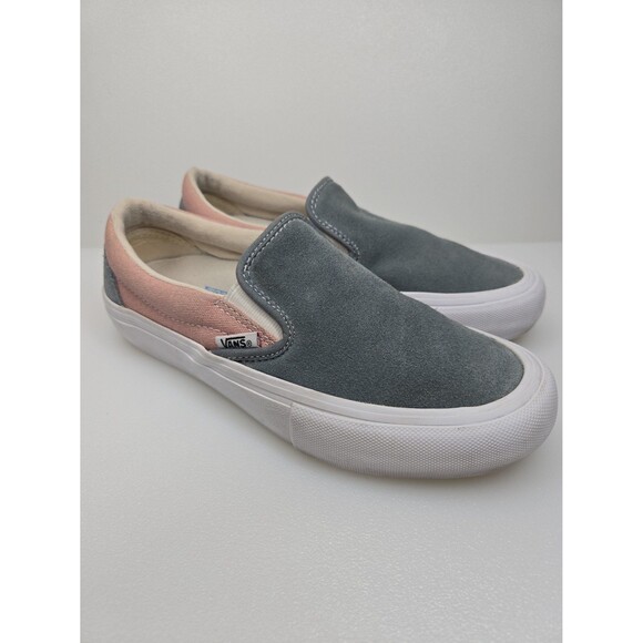 VANS Off The Wall Slip-On Pro Suede Pink Gray Men's Shoes Size 5 Duracap Skate - Picture 11 of 12